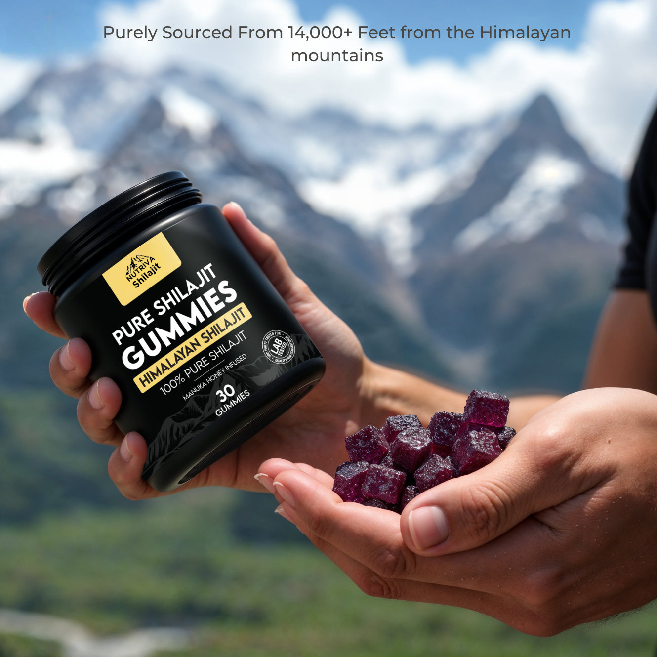 Nutriva SHILAJIT™ Pure Shilajit Gummies