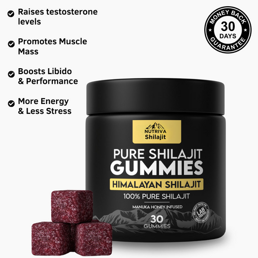 Nutriva SHILAJIT™ Pure Shilajit Gummies